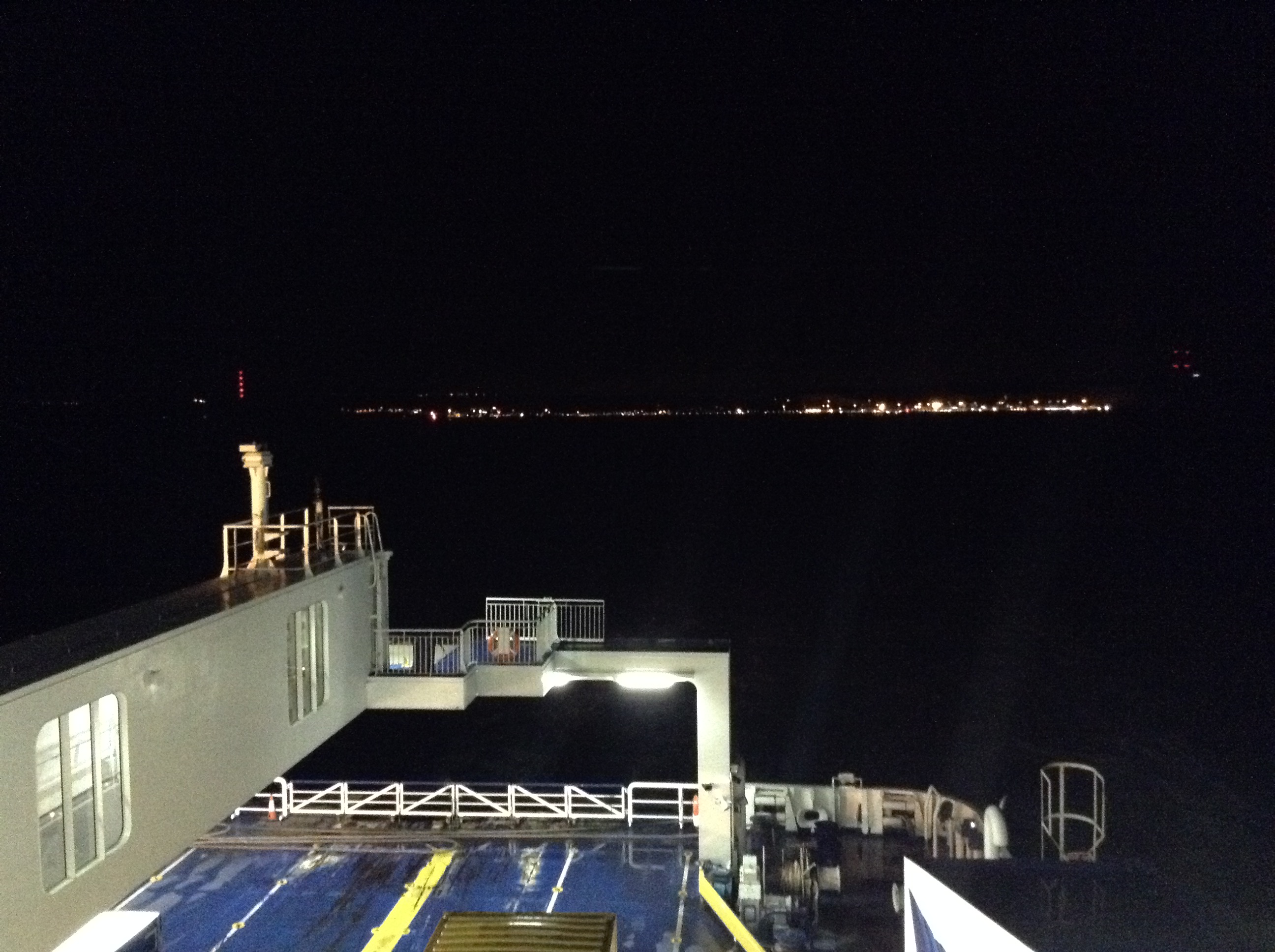 Ferry leaving Dover